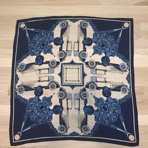 Vintage Mercedes Benz Silk Scarf